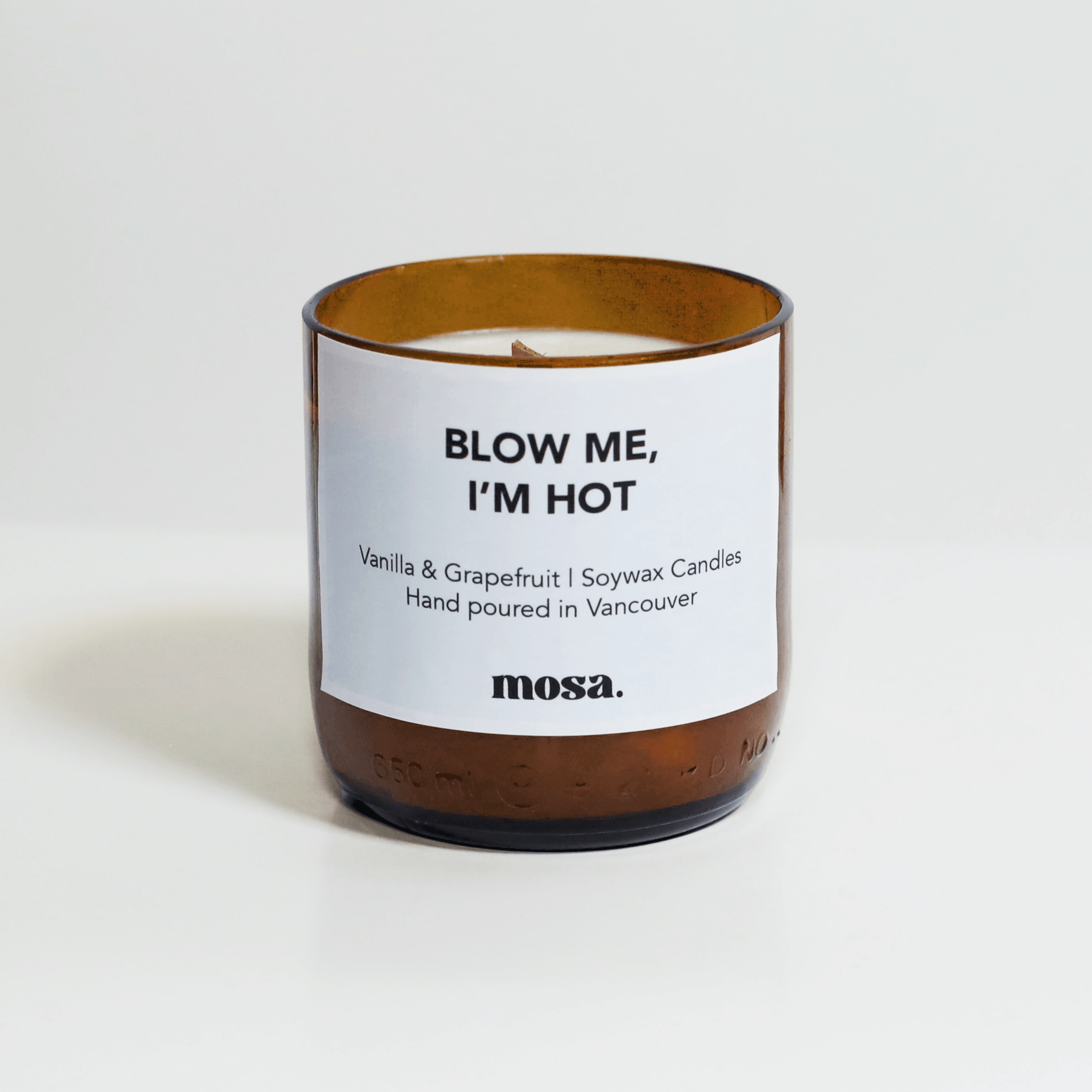 Vanilla Grapefruit Scented Soy Candle