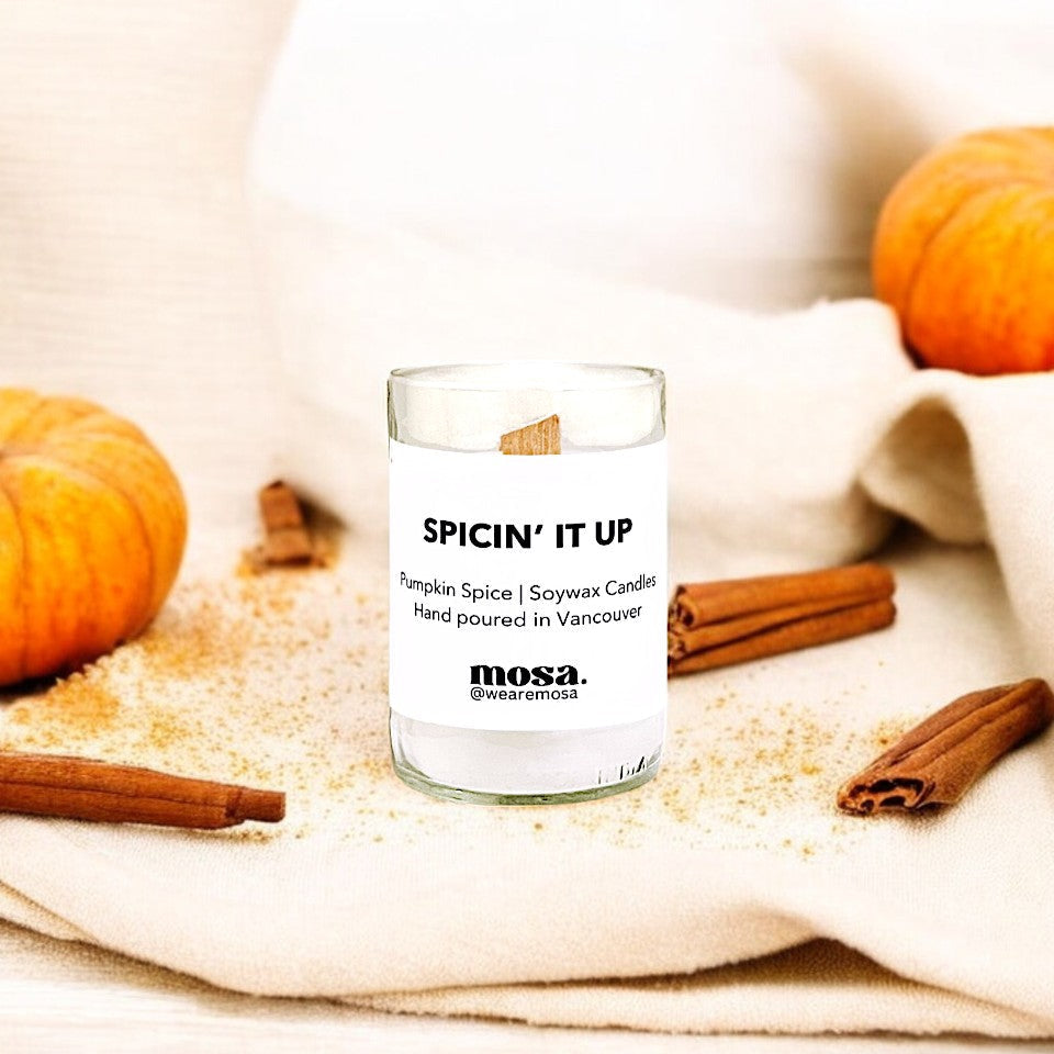 Pumpkin Spice Scented Soy Candle