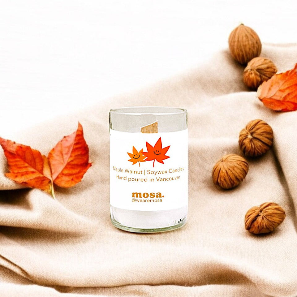 Maple Walnut Scented Soy Candle
