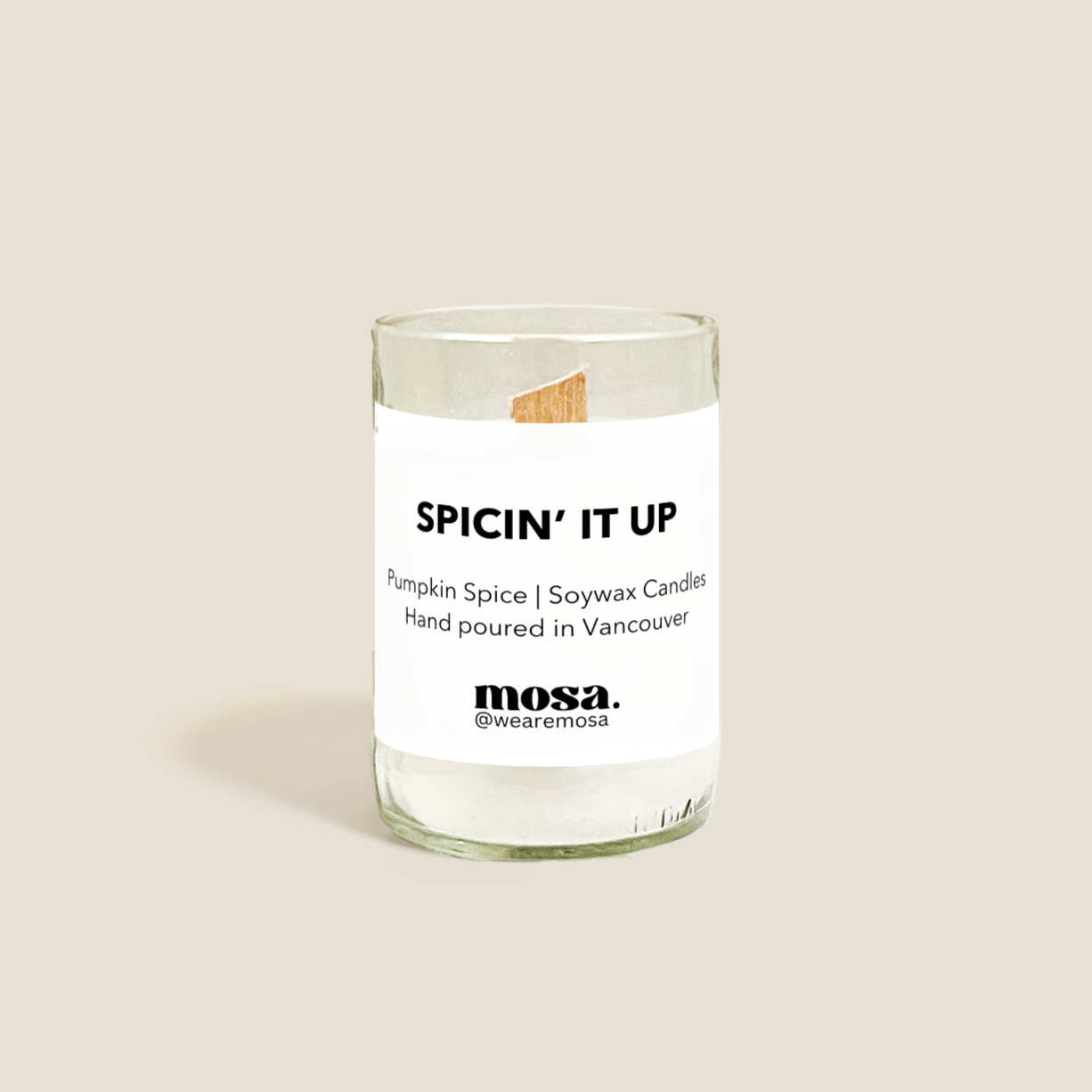 Pumpkin Spice Scented Soy Candle