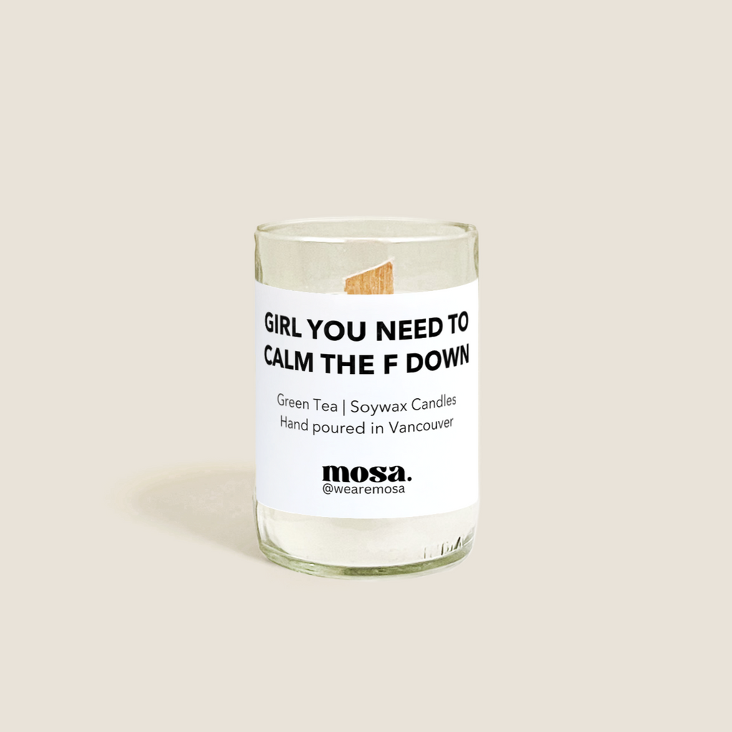 Green Tea Scented Soy Candle