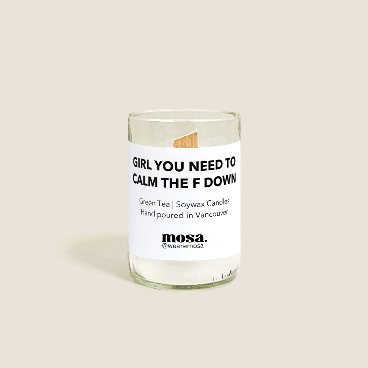 Green Tea Scented Soy Candle