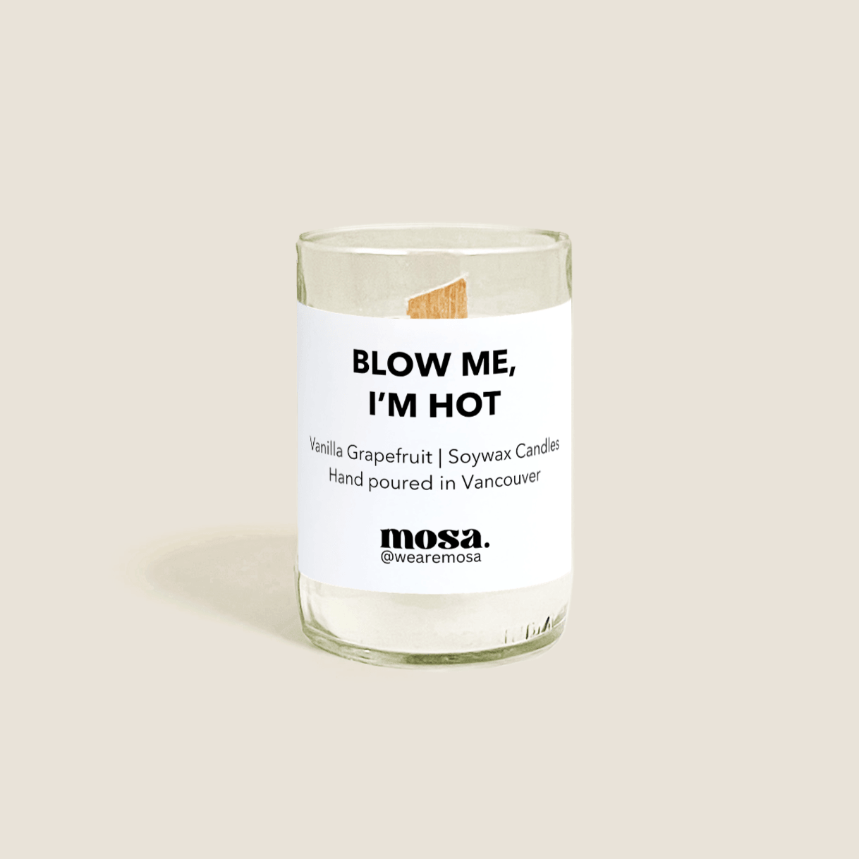 Vanilla Grapefruit Scented Soy Candle