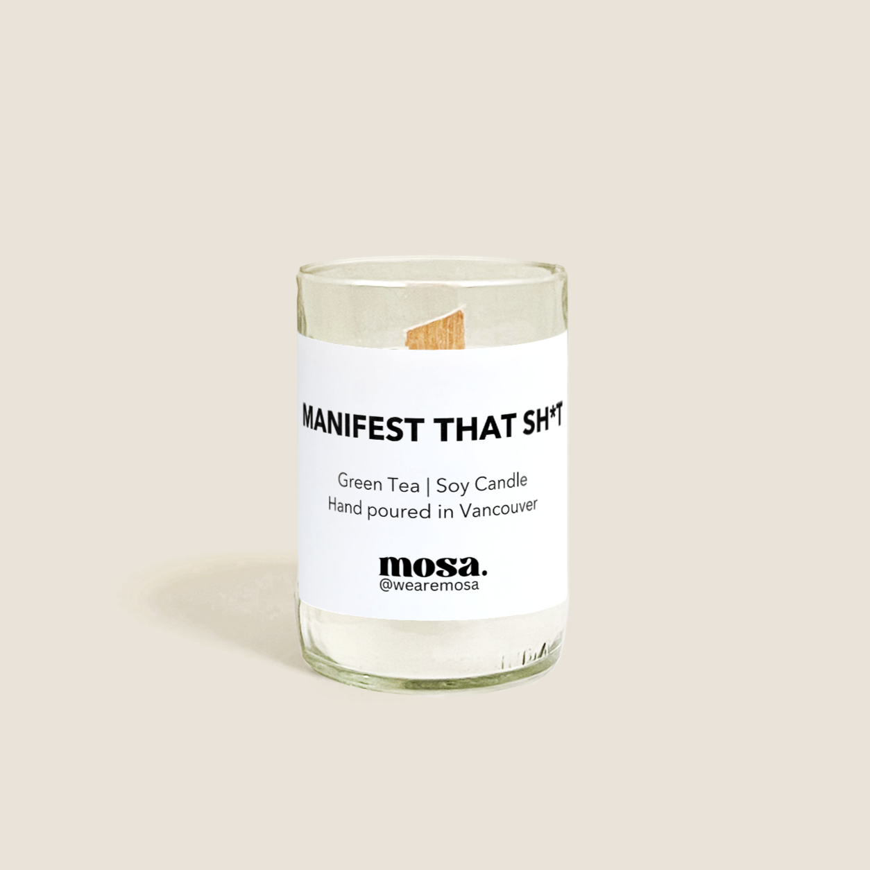 Green Tea Scented Soy Candle