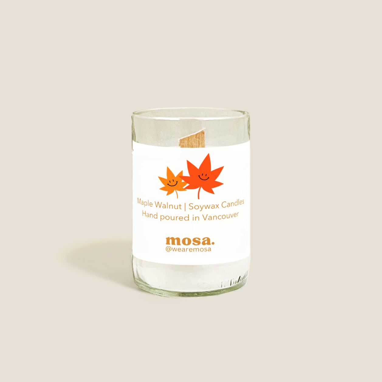 Maple Walnut Scented Soy Candle